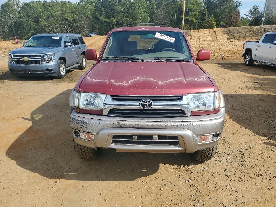 2001 Toyota 4runner VIN JT3HN87R910357173 COPART salvage auction — REAR END, Sc - Cert Of Title-Salvage, sold $2,650 on 2026-07-24 (photo 5)