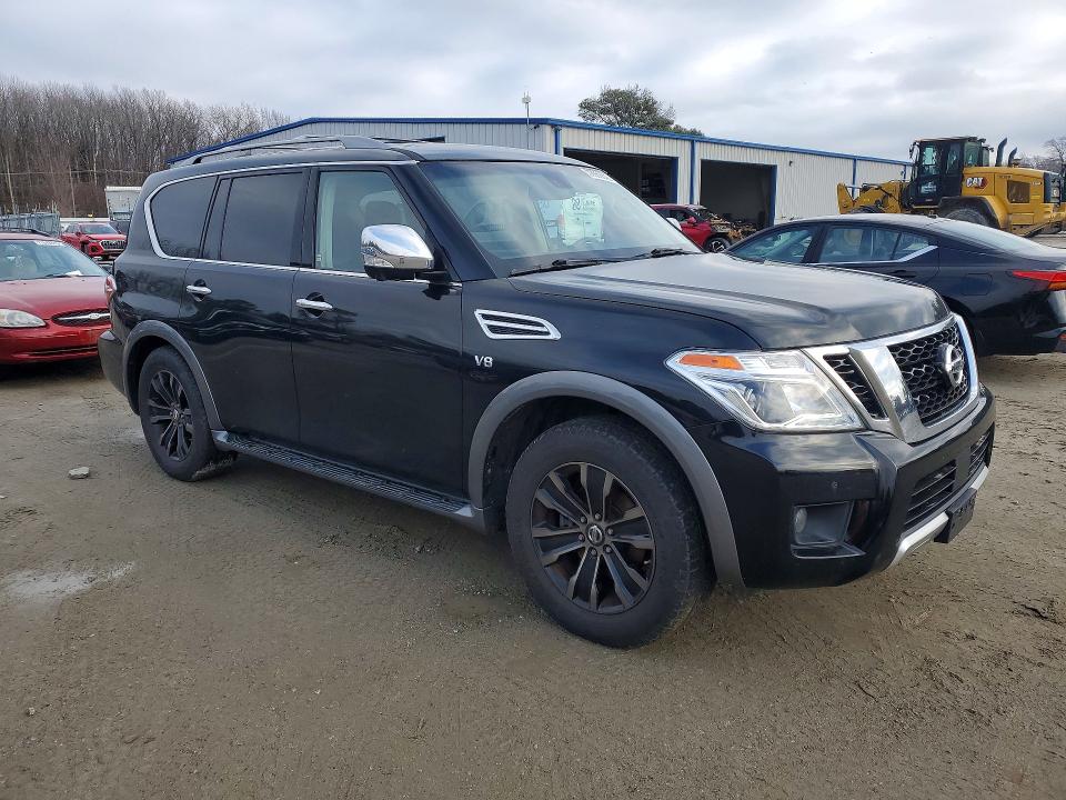 2017 Nissan Armada VIN JN8AY2NE4H9706395 COPART salvage auction — MECHANICAL, Va - Certificate Of Title, sold $4,800 on 2026-07-14 (photo 4)