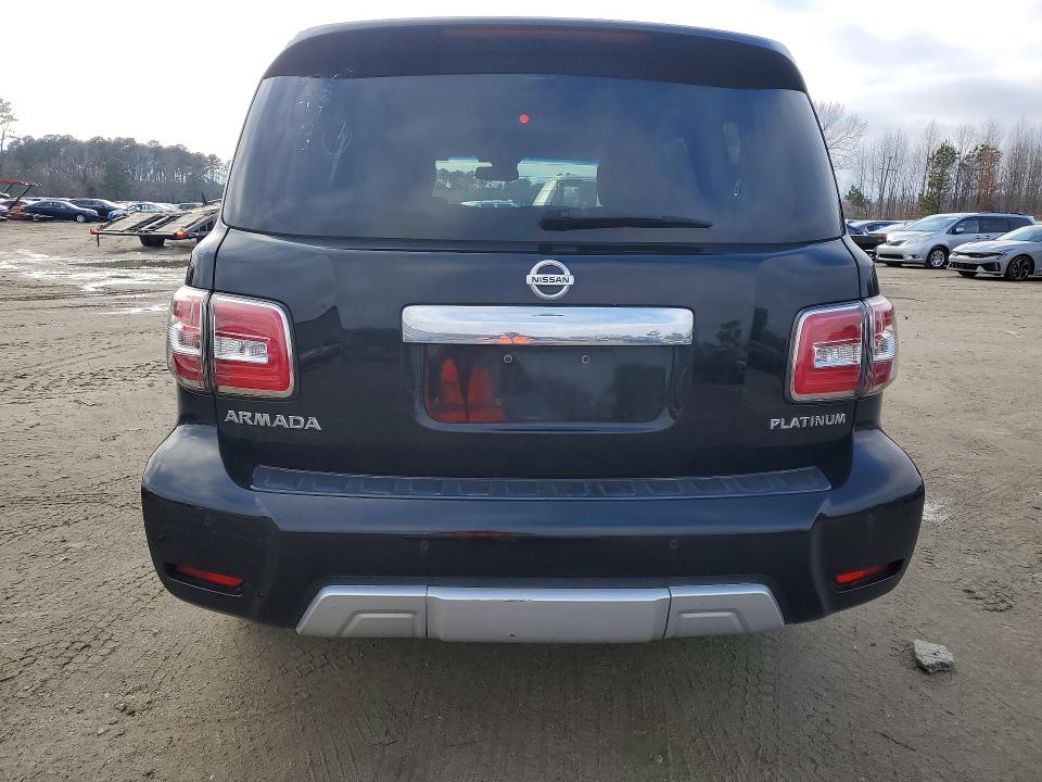2017 Nissan Armada VIN JN8AY2NE4H9706395 COPART salvage auction — MECHANICAL, Va - Certificate Of Title, sold $4,800 on 2026-07-14 (photo 6)