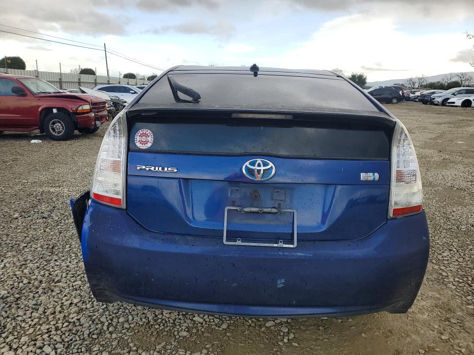 2010 Toyota Prius VIN JTDKN3DU7A1242255 COPART salvage auction — VANDALISM, CA - SALVAGE CERTIFICATE, sold $525 on 2026-07-14 (photo 6)