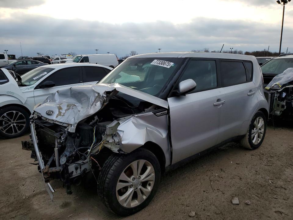 2014 Kia Soul VIN KNDJP3A53E7721522 COPART salvage auction — FRONT END, In - Certificate Of Title, sold $575 on 2026-07-10 (photo 1)