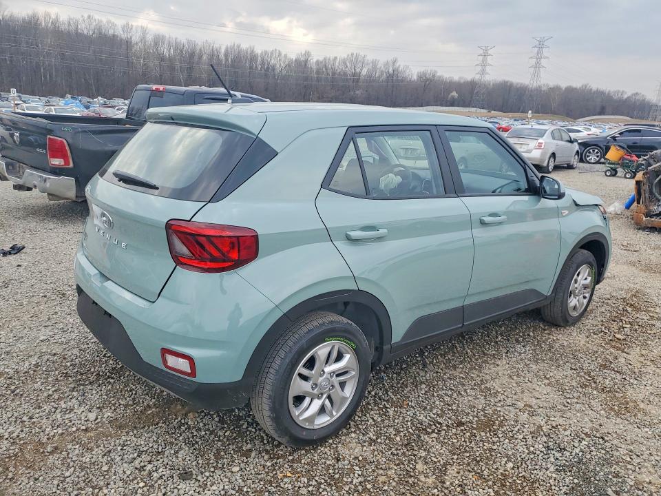 2026 Hyundai Venue VIN KMHRB8A39TU451753 COPART salvage auction — FRONT END, Tn - Salvage Certificate, sold $2,750 on 2026-07-07 (photo 3)