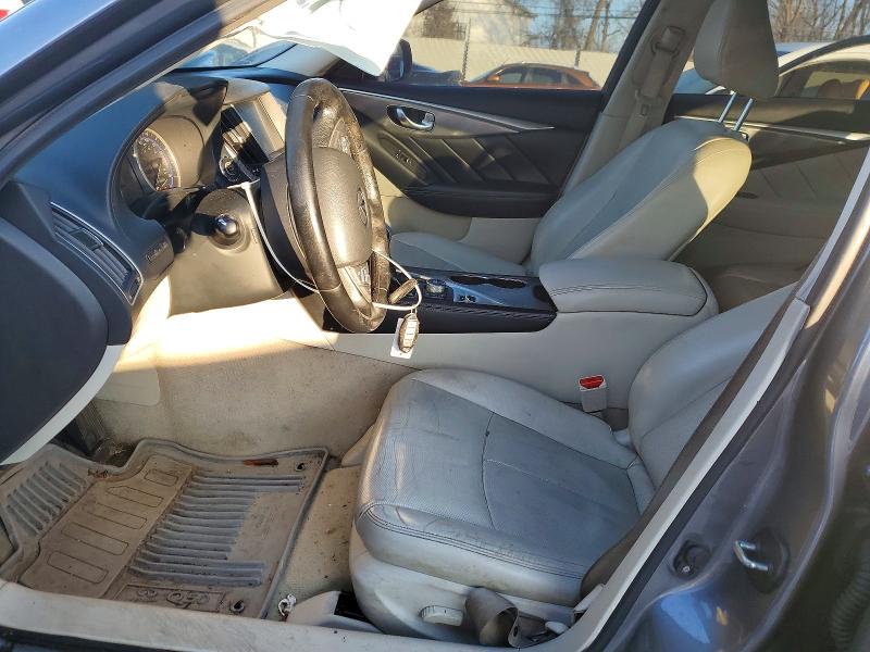 2015 Infiniti Q50 VIN JN1BV7AR5FM410443 COPART salvage auction — SIDE, Salvage Title, sold $1,100 on 2026-07-20 (photo 7)