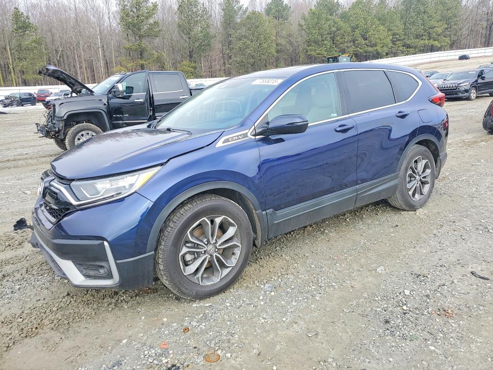 2022 Honda Cr-v VIN 7FARW1H81NE015738 COPART salvage auction — FRONT END, Ga - Cert Of Title-Salvage, sold $12,500 on 2026-07-01 (photo 1)
