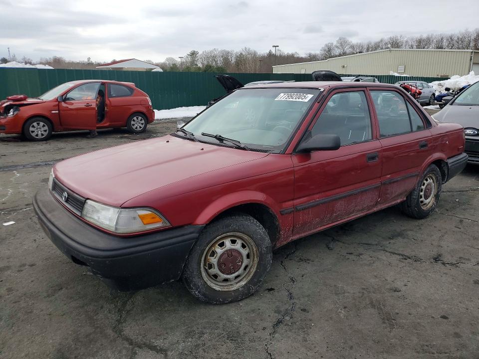 1992 Toyota Corolla VIN 2T1AE91A4NC180002 COPART salvage auction — NORMAL WEAR, CO - BILL OF SALE-PARTS ONLY, sold $125 on 2026-07-09 (photo 1)