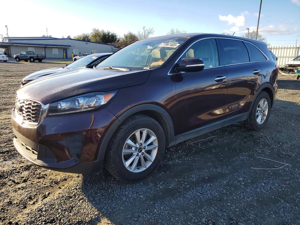 2019 Kia Sorento VIN 5XYPG4A52KG467459 COPART salvage auction — MINOR DENT/SCRATCHES, Ca - Dis/Dlr/Exp Only Clean Title, sold $1,200 on 2026-07-28 (photo 1)