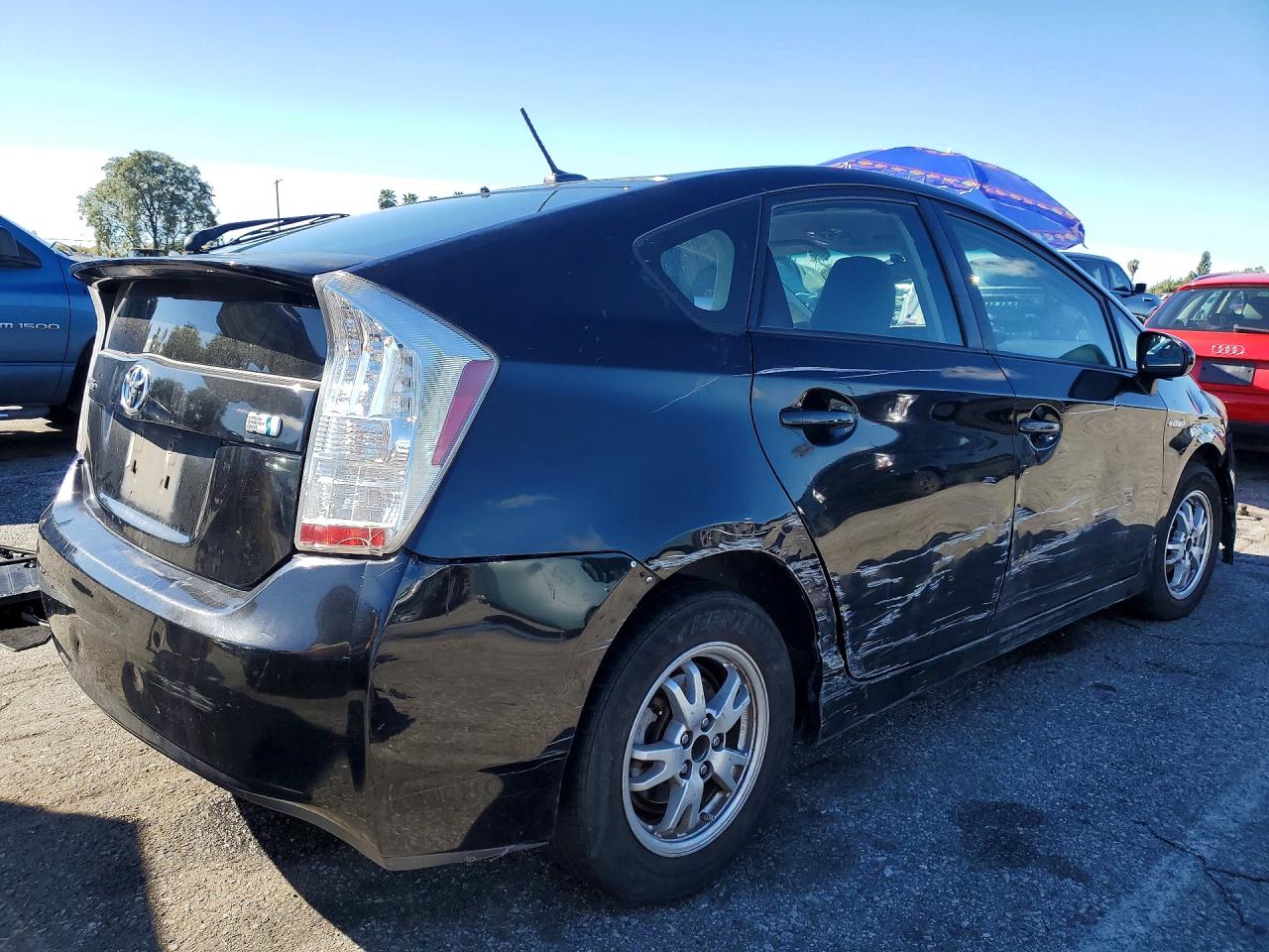 2010 Toyota Prius VIN JTDKN3DU7A0198585 COPART salvage auction — Side, CA - SALVAGE CERTIFICATE, sold $475 on 2026-07-10 (photo 3)