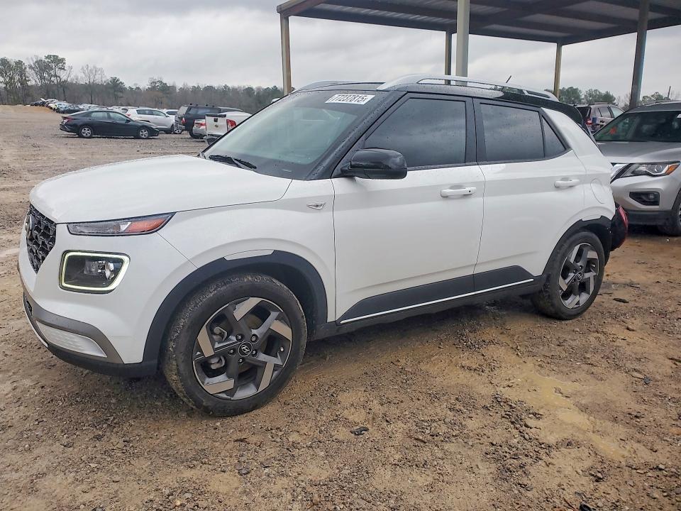 2024 Hyundai Venue VIN KMHRC8A30RU311922 COPART salvage auction — REAR END, Al - Certificate Of Title, sold $575 on 2026-07-28 (photo 1)
