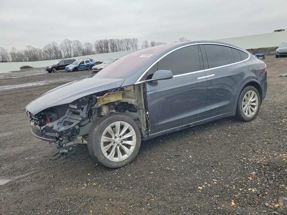 2018 Tesla Model x VIN 5YJXCDE23JF114147 COPART salvage auction — FRONT END, Md - Cert Of Salvage > 75% Damage, sold $11,100 on 2026-07-28 (photo 1)