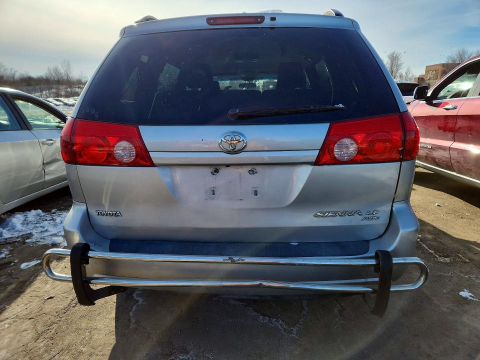 2010 Toyota Sienna VIN 5TDJK4CC0AS028200 COPART salvage auction — FRONT END, Ct - Certificate Of Title, sold $1,600 on 2026-07-31 (photo 6)