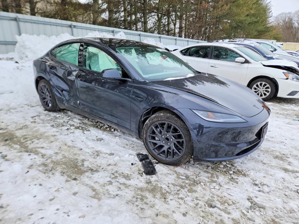 2026 Tesla Model 3 VIN 5YJ3E1EA5TF135308 COPART salvage auction — SIDE, Nj - Cert Of Title-Salvage, sold $18,200 on 2026-07-13 (photo 4)