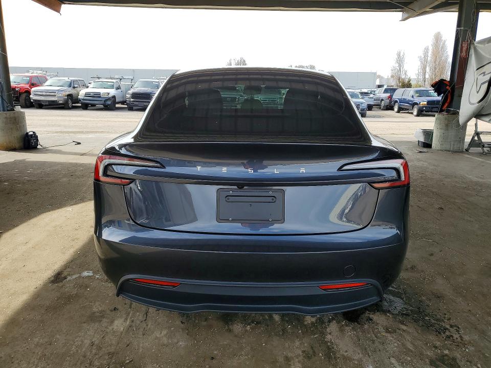 2024 Tesla Model 3 VIN 5YJ3E1EA2RF801582 COPART salvage auction — FRONT END, Ca - Salvage Certificate, sold $12,000 on 2026-07-09 (photo 6)