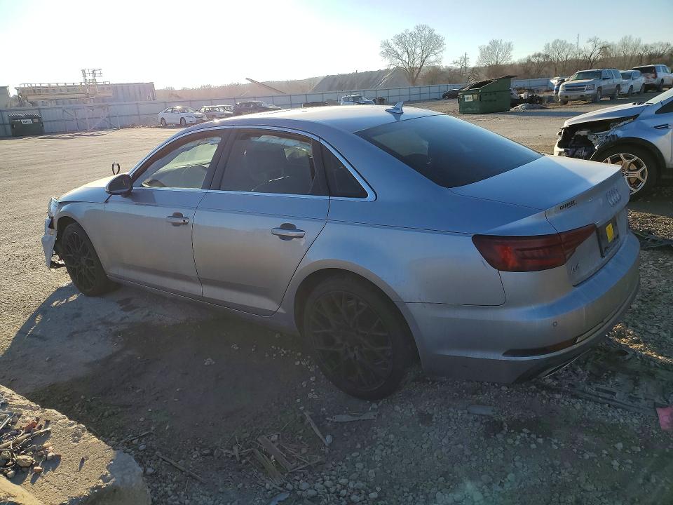 2019 Audi A4 VIN WAUHMAF4XKA043164 COPART salvage auction — FRONT END, Ks - Cert Of Title-Salvage, sold $1,800 on 2026-07-28 (photo 2)