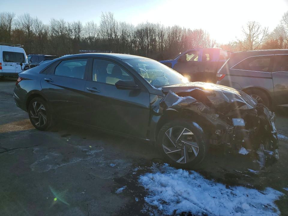 2025 Hyundai Elantra VIN KMHLM4DG8SU872644 COPART salvage auction — FRONT END, Ma - Certificate Of Title, sold $5,900 on 2026-07-03 (photo 4)