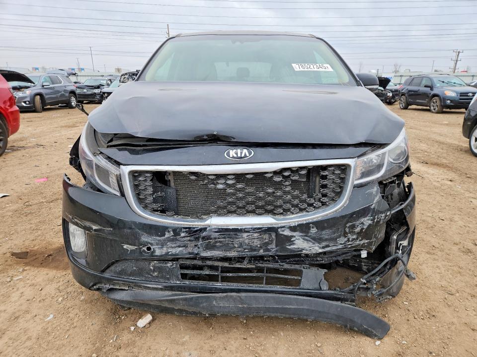 2017 Kia SEDONA VIN KNDMC5C15H6256668 COPART salvage auction — FRONT END, Il - Salvage Certificate, sold $2,050 on 2026-07-16 (photo 5)