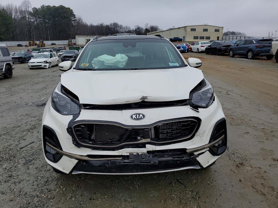2021 Kia Sportage VIN KNDPRCA64M7877628 COPART salvage auction — FRONT END, Md - Cert Of Salvage > 75% Damage, sold $525 on 2026-07-29 (photo 5)