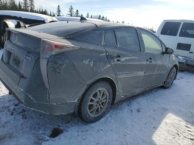2016 Toyota Prius VIN JTDKBRFU6G3515577 COPART salvage auction — SIDE, Qc - Gravement Accidente, sold $500 on 2026-07-14 (photo 3)