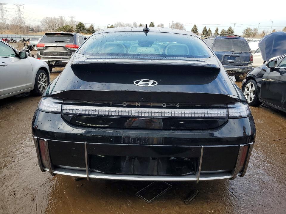 2024 Hyundai Ioniq 6 VIN KMHM54AC4RA081266 COPART salvage auction — SIDE, Il - Salvage Certificate, sold $250 on 2026-07-14 (photo 6)