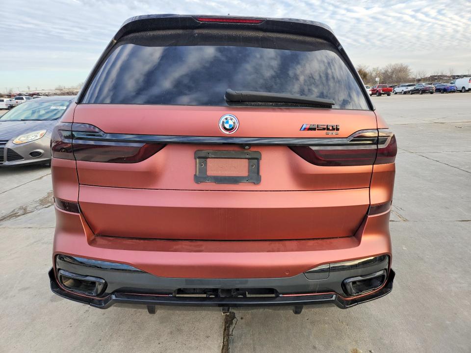 2020 BMW X7 VIN 5UXCW2C0XL0E74708 COPART salvage auction — Front End, OK - CERT OF TITLE-REPOSSESSION, sold $13,400 on 2026-07-09 (photo 6)