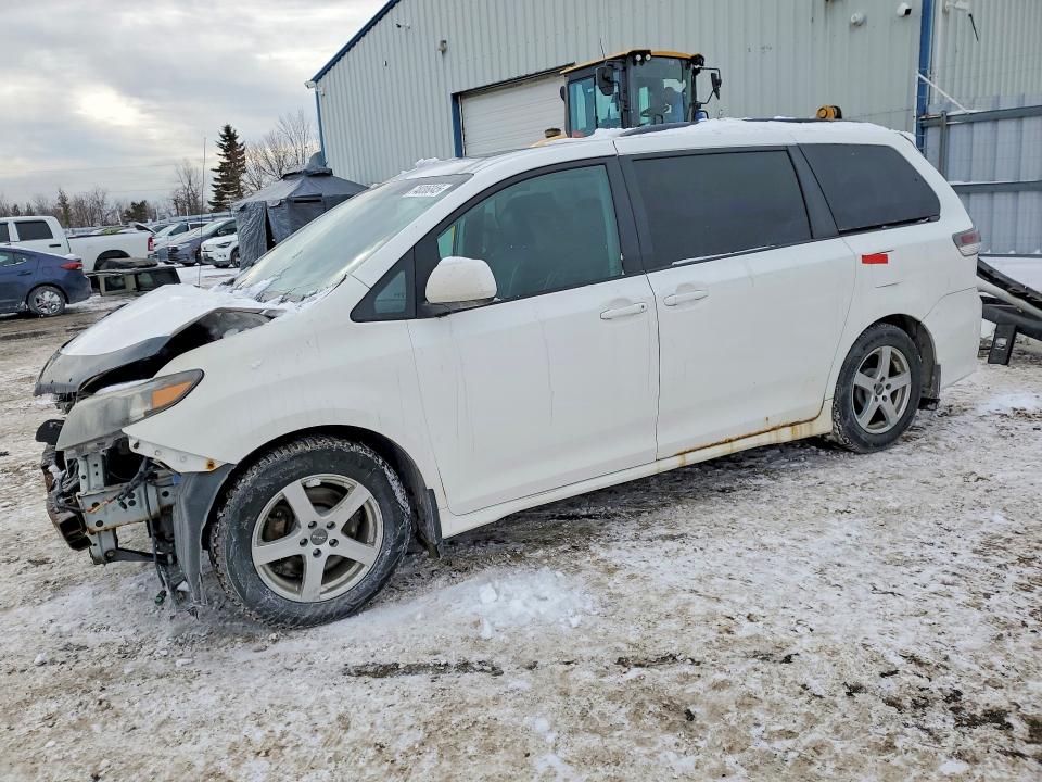 2011 Toyota Sienna VIN 5TDXK3DC3BS175194 COPART salvage auction — FRONT END, ON - PERMIT SALVAGE, sold $2,550 on 2026-07-16 (photo 1)