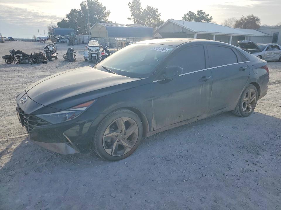 2021 Hyundai Elantra VIN KMHLP4AG3MU172125 COPART salvage auction — FRONT END, Ok - Cert Of Title-Salvage, sold $4,100 on 2026-07-08 (photo 1)