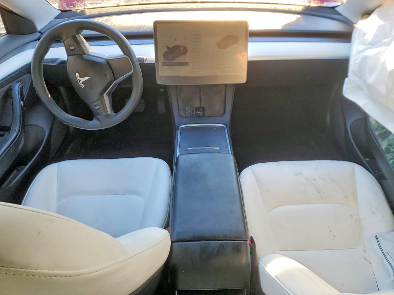 2022 Tesla Model 3 VIN 5YJ3E1EBXNF251566 COPART salvage auction — SIDE, NY - MV907A-PARTS ONLY, sold $1,650 on 2026-07-21 (photo 8)