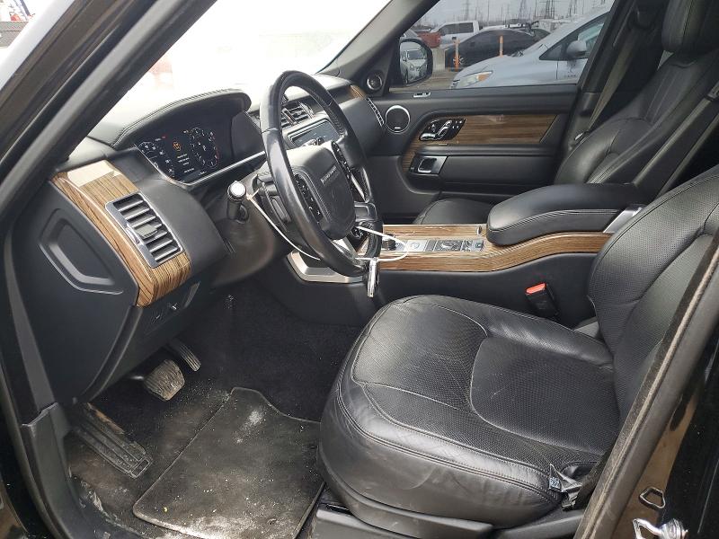 2018 Land rover RANGE ROVER VIN SALGS2RE7JA515021 COPART salvage auction — FRONT END, Il - Salvage Certificate, sold $15,500 on 2026-07-07 (photo 7)