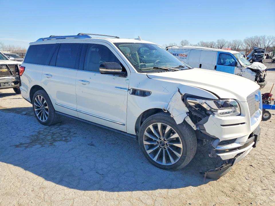 2021 Lincoln Navigator VIN 5LMJJ2LT9MEL19515 COPART salvage auction — FRONT END, Mo - Salvage Certificate Of Title, sold $15,900 on 2026-07-28 (photo 4)