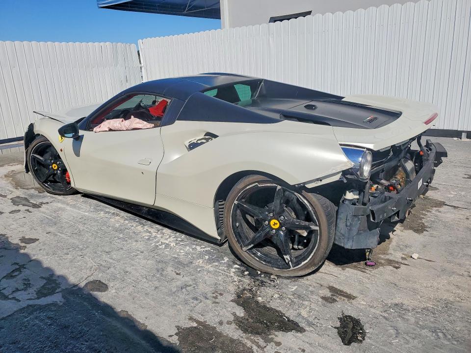 2018 Ferrari 488 SPIDER VIN ZFF80AMA4J0229716 COPART salvage auction — FRONT END, FL - CERT OF TITLE SLVG REBUILDABLE, sold $22,200 on 2026-07-28 (photo 2)
