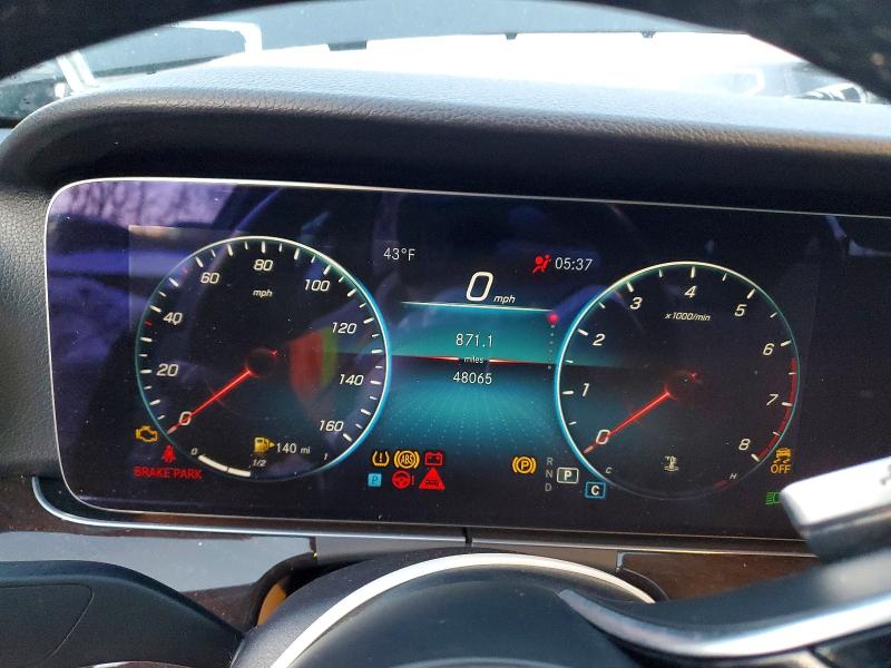 2021 Mercedes-benz E-klasse VIN W1KZF8EB1MA926007 COPART salvage auction — FRONT END, Salvage Title, sold $350 on 2026-07-30 (photo 9)