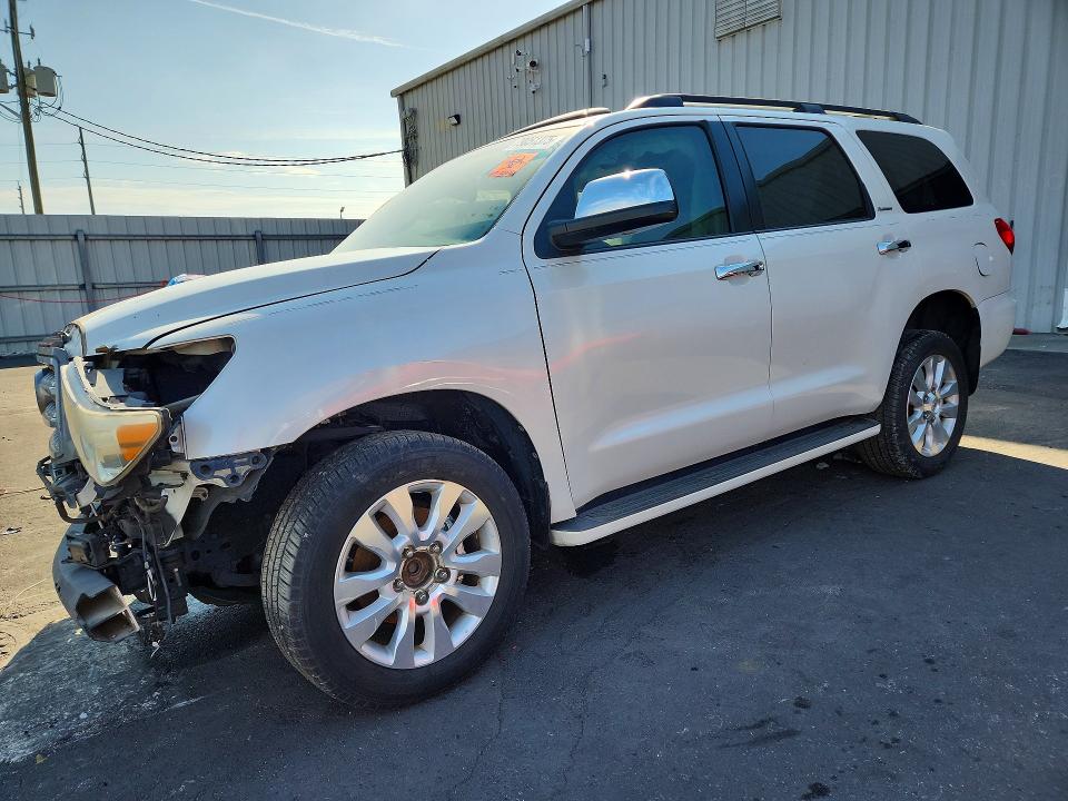 2010 Toyota Sequoia VIN 5TDYY5G19AS028417 COPART salvage auction — FRONT END, Fl - Cert Of Title Slvg Rebuildable, sold $2,800 on 2026-07-13 (photo 1)