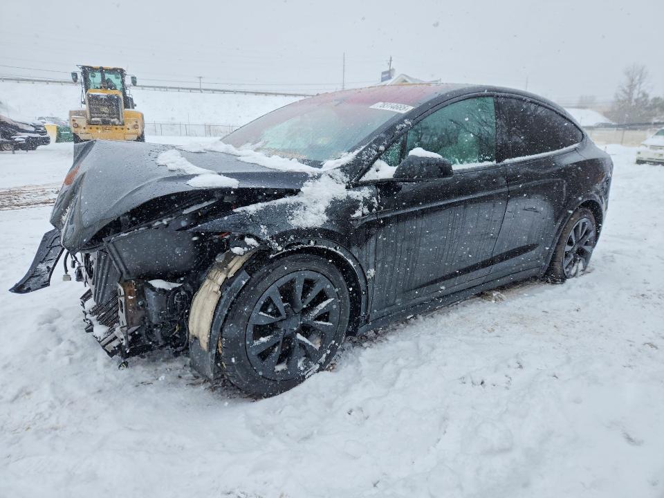 2023 Tesla Model x VIN 7SAXCDE50PF380943 COPART salvage auction — FRONT END, Salvage Title, sold $14,300 on 2026-07-15 (photo 1)