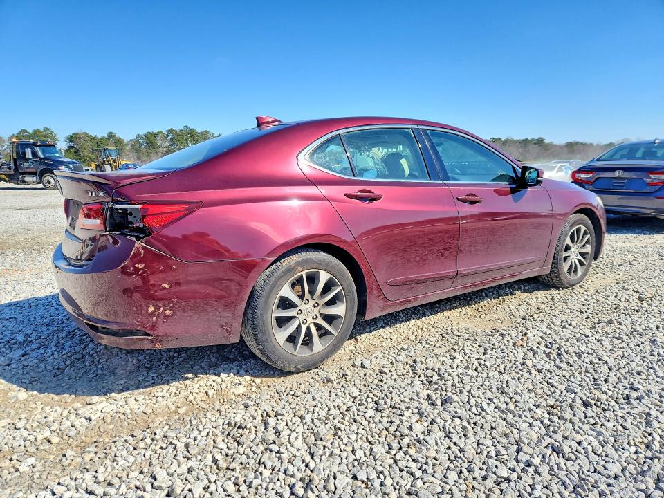 2015 Acura Tlx VIN 19UUB1F58FA001681 COPART salvage auction — REAR END, Ga - Cert Of Title-Salvage, sold $3,700 on 2026-07-09 (photo 3)
