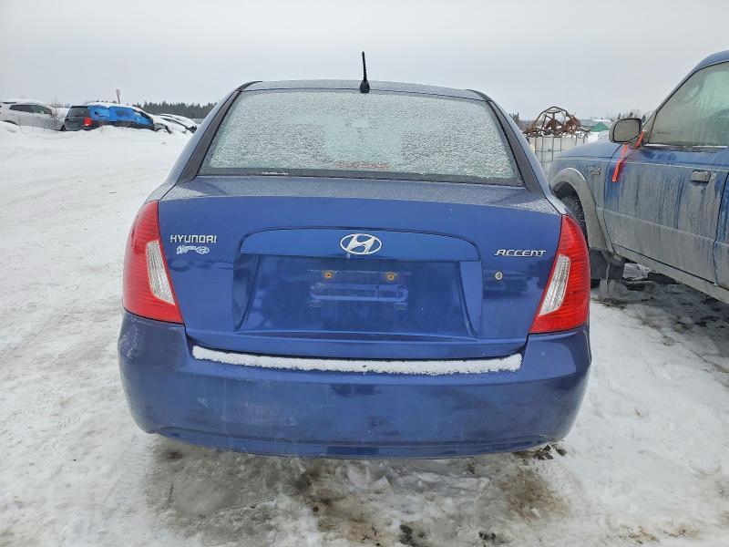 2009 Hyundai Accent VIN KMHCN45C29U348232 COPART salvage auction — FRONT END, Qc - Gravement Accidente, sold $125 on 2026-07-14 (photo 6)