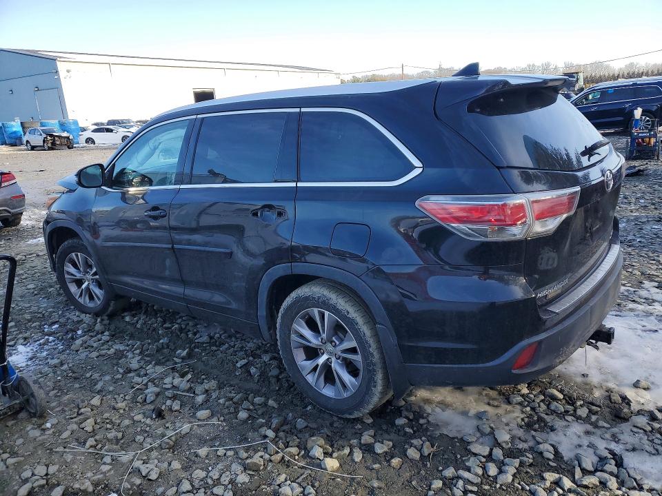 2015 Toyota Highlander VIN 5TDJKRFHXFS224267 COPART salvage auction — FRONT END, Nj - Cert Of Title-Salvage, sold $5,700 on 2026-07-20 (photo 2)