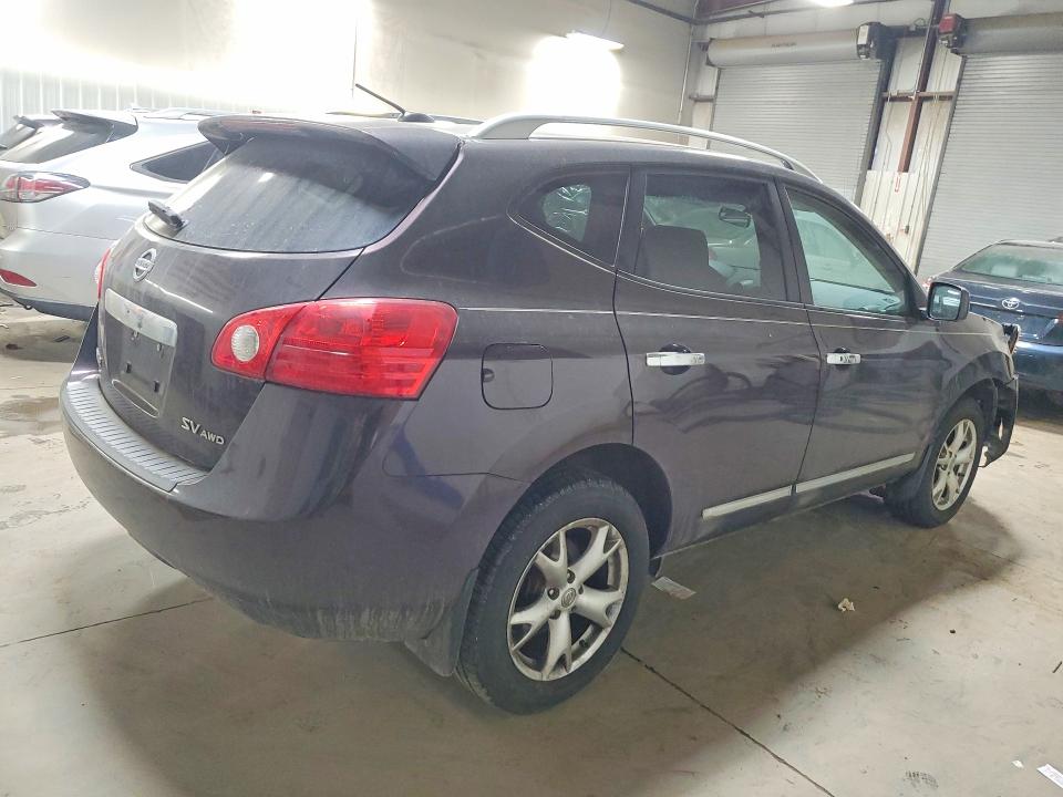 2011 Nissan Rogue VIN JN8AS5MVXBW253476 COPART salvage auction — FRONT END, Il - Salvage Certificate, sold $325 on 2026-07-14 (photo 3)