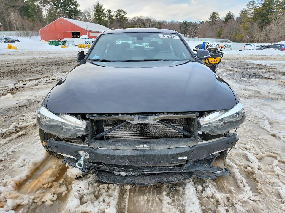 2016 BMW 3er VIN WBA8E3G52GNT75230 COPART salvage auction — FRONT END, Salvage Title, sold $325 on 2026-08-03 (photo 5)