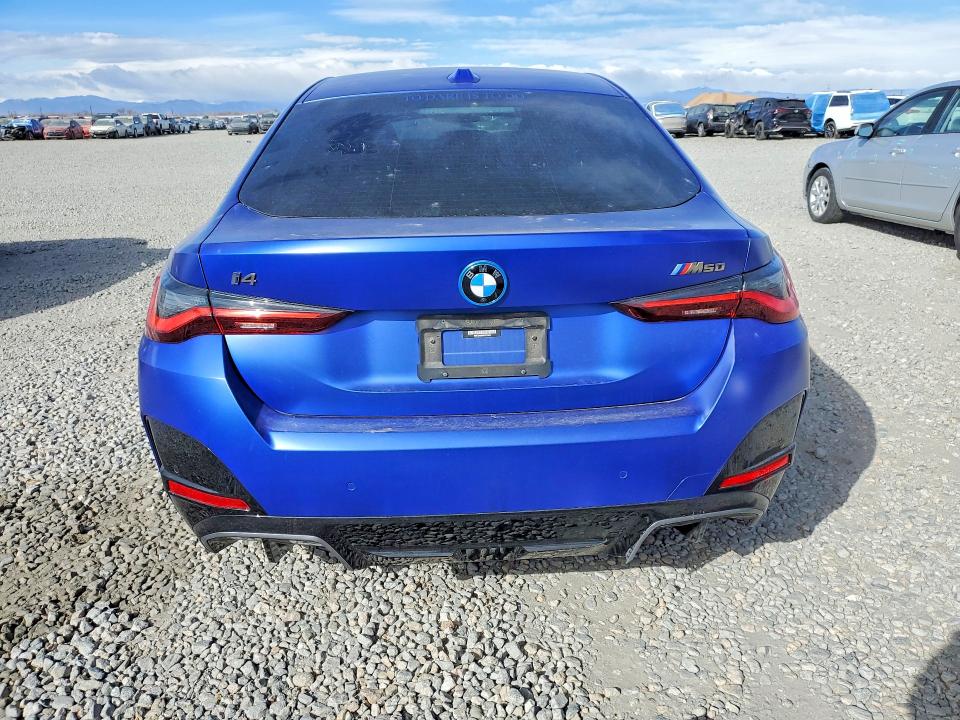 2023 BMW I4 VIN WBY33AW00PFP73624 COPART salvage auction — FRONT END, Co - Salvage Title, sold $6,600 on 2026-07-14 (photo 6)