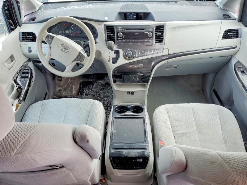 2013 Toyota Sienna VIN 5TDKK3DC5DS357332 COPART salvage auction — FRONT END, On - Permit Salvage, sold $2,600 on 2026-07-23 (photo 8)