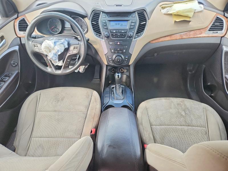 2014 Hyundai Santa fe VIN 5XYZT3LBXEG184961 COPART salvage auction — FRONT END, Salvage Title, sold $500 on 2026-07-20 (photo 8)