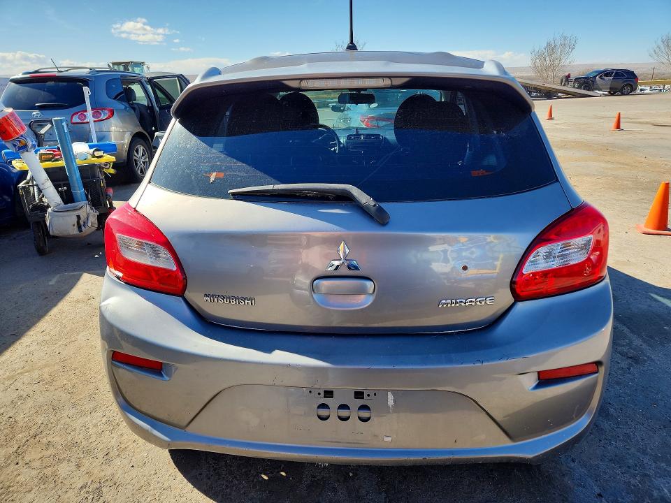 2017 Mitsubishi Mirage VIN ML32A3HJ6HH016840 COPART salvage auction — FRONT END, Nm - Certificate Of Title, sold $1,900 on 2026-07-18 (photo 6)
