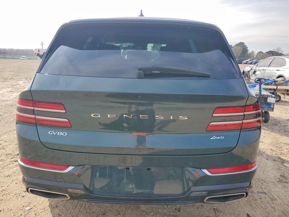 2023 Genesis Gv80 VIN KMUHBDSB2PU123074 COPART salvage auction — FRONT END, Ar - Cert Of Title-Salvage, sold $14,100 on 2026-07-06 (photo 6)