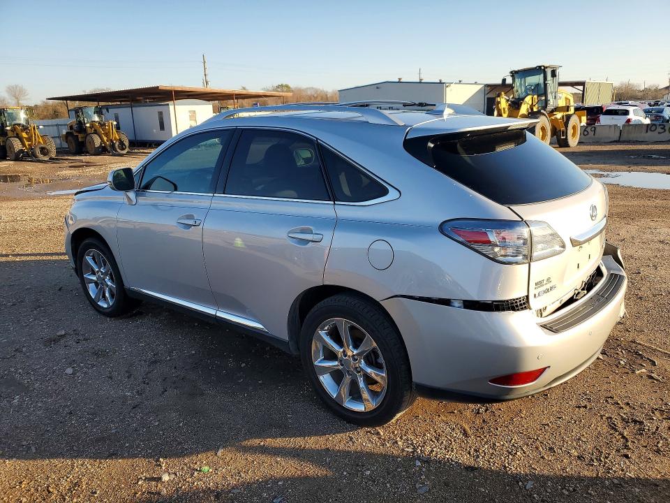 2010 Lexus Rx 350 VIN 2T2ZK1BAXAC035421 COPART salvage auction — FRONT END, Tx - Salvage Vehicle Title, sold $5,000 on 2026-07-02 (photo 2)