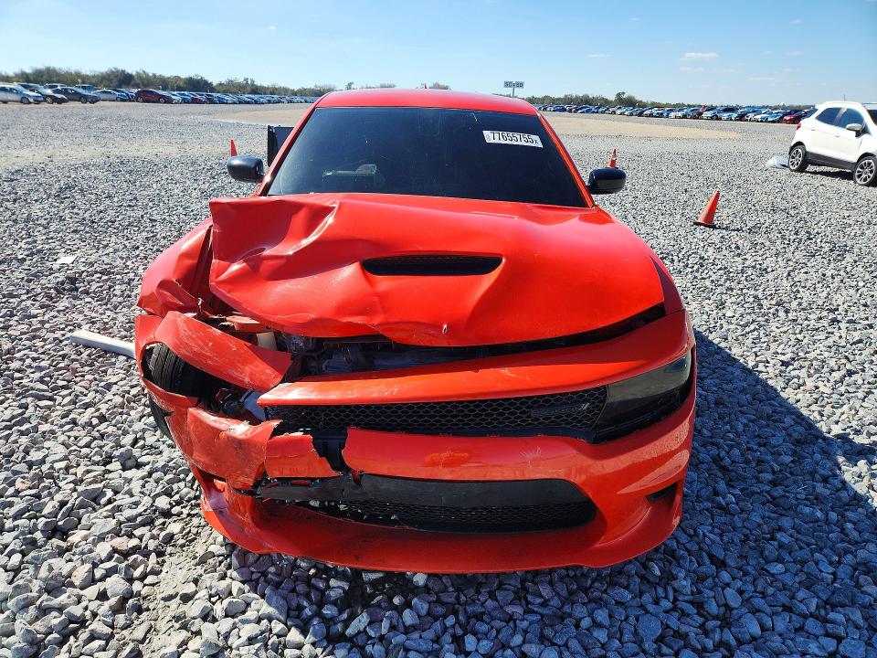 2021 Dodge Charger VIN 2C3CDXCT2MH588599 COPART salvage auction — FRONT END, Fl - Certificate Of Destruction, sold $6,400 on 2026-07-09 (photo 5)