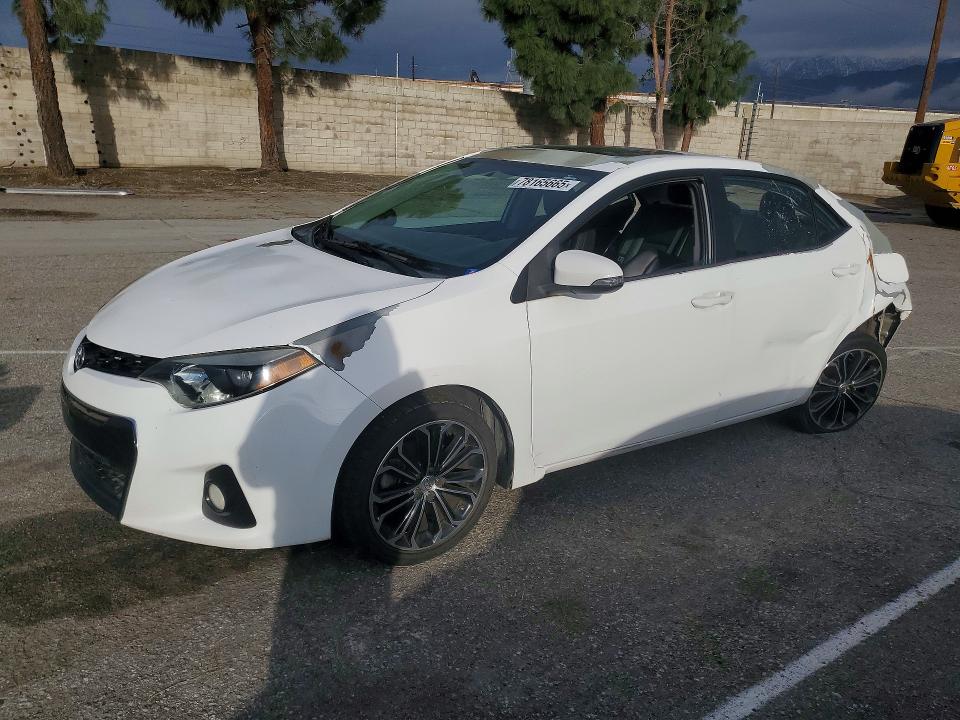 2015 Toyota Corolla VIN 5YFBURHE1FP347031 COPART salvage auction — REAR END, Id - Salvage Certificate Of Title, sold $200 on 2026-07-28 (photo 1)