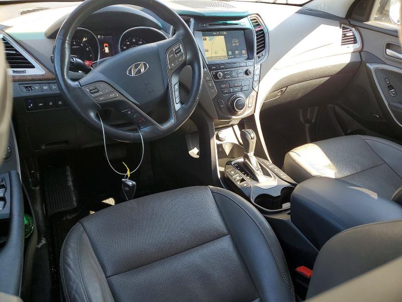 2017 Hyundai Santa fe VIN KM8SR4HF9HU186992 COPART salvage auction — FRONT END, Al - Cert Of Title-Salvage Title, sold $3,400 on 2026-07-07 (photo 8)