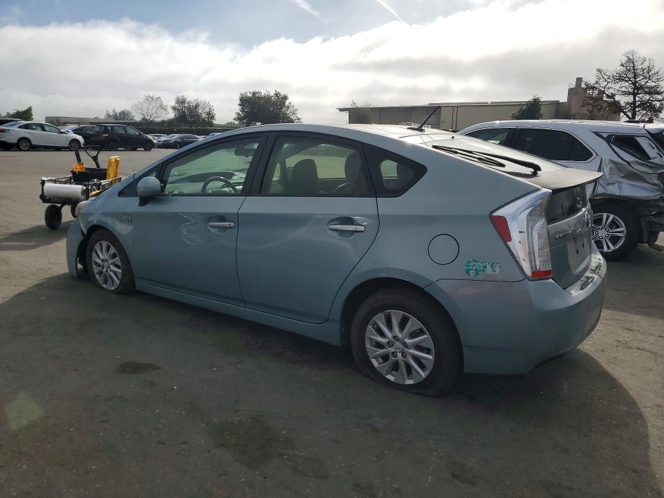 2014 Toyota Prius VIN JTDKN3DP0E3062152 COPART salvage auction — FRONT END, Ca - Salvage Certificate, sold $4,600 on 2026-07-07 (photo 2)