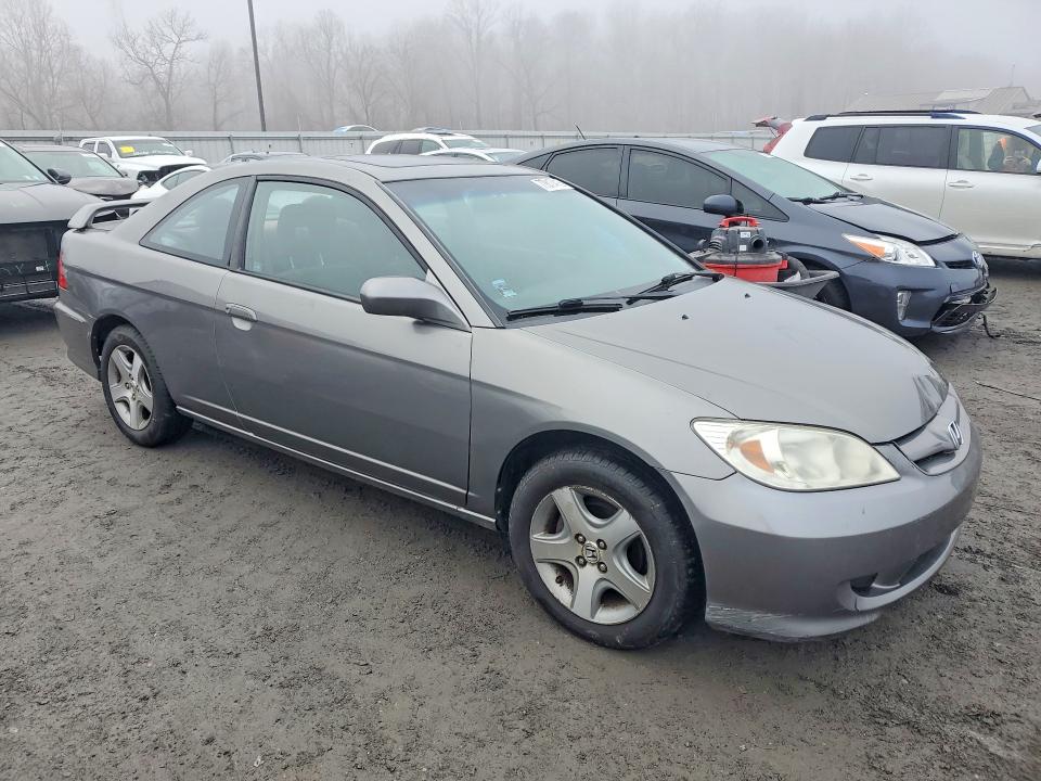 2005 Honda Civic VIN YHGEM22915L037308 COPART salvage auction — FRONT END, Pa - Certificate Of Salvage, sold $500 on 2026-08-17 (photo 4)