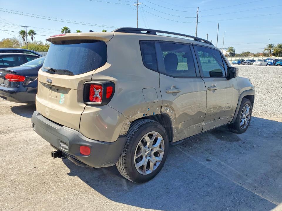2015 Jeep Renegade VIN ZACCJABT2FPB37662 COPART salvage auction — SIDE, Fl - Cert Of Title Slvg Rebuildable, sold $1,600 on 2026-07-07 (photo 3)