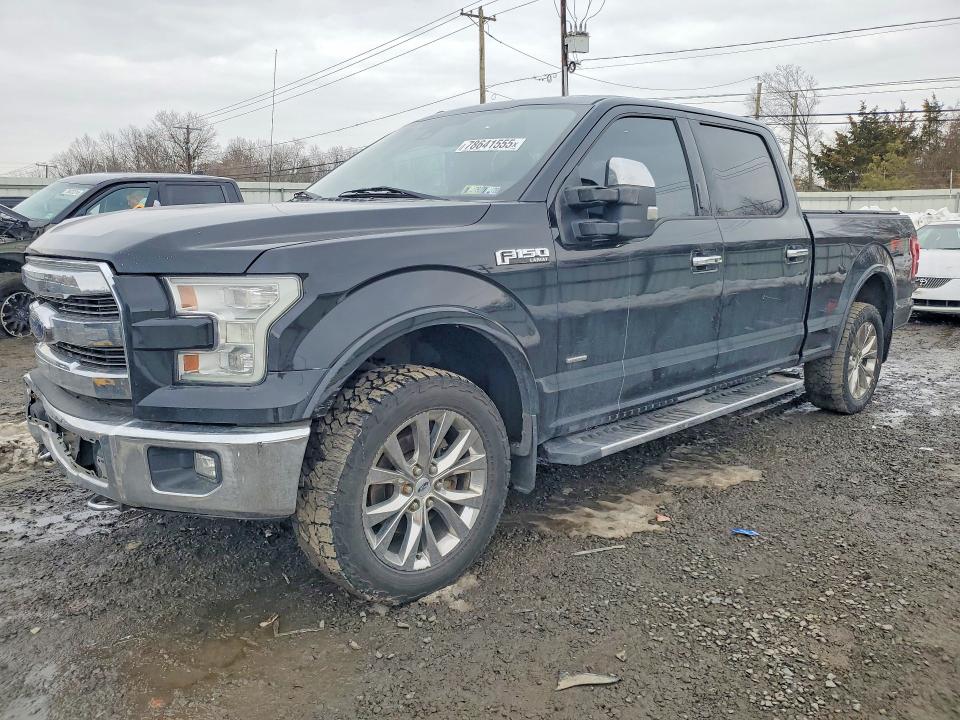 2017 Ford F-150 VIN 1FTFW1EG2HKD02054 COPART salvage auction — FRONT END, Pa - Certificate Of Salvage, sold $5,500 on 2026-07-03 (photo 1)
